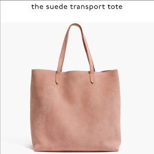 Madewell Suede Transport tote